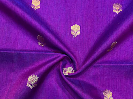 MAHESHWARI HANDWOVEN ALL OVER LOTUS JAMLI SAREE