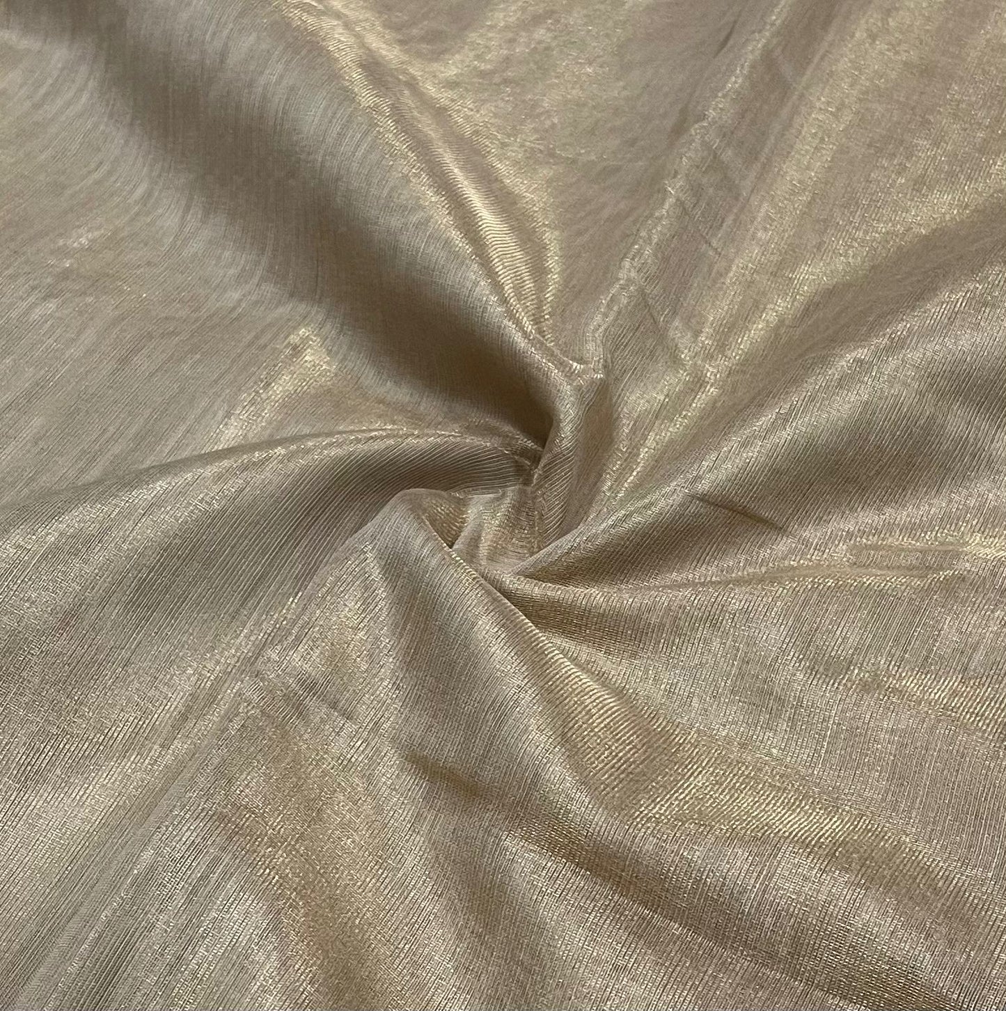 MAHESHWARI HANDWOVEN TISSUE PAIPIN SAREE