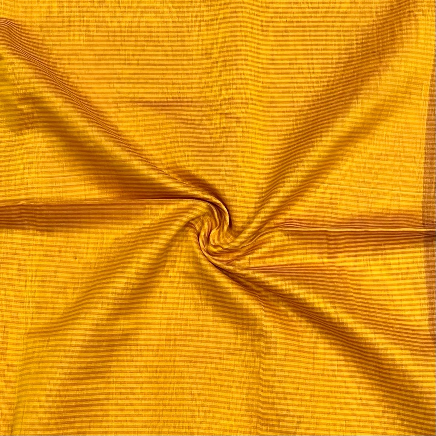 Maheshwari Handwoven SIRIN RASTA YELLOW SAREE