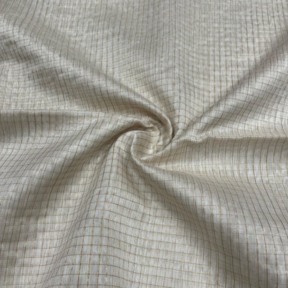 Maheshwari Handwoven Zari Checks Saree
